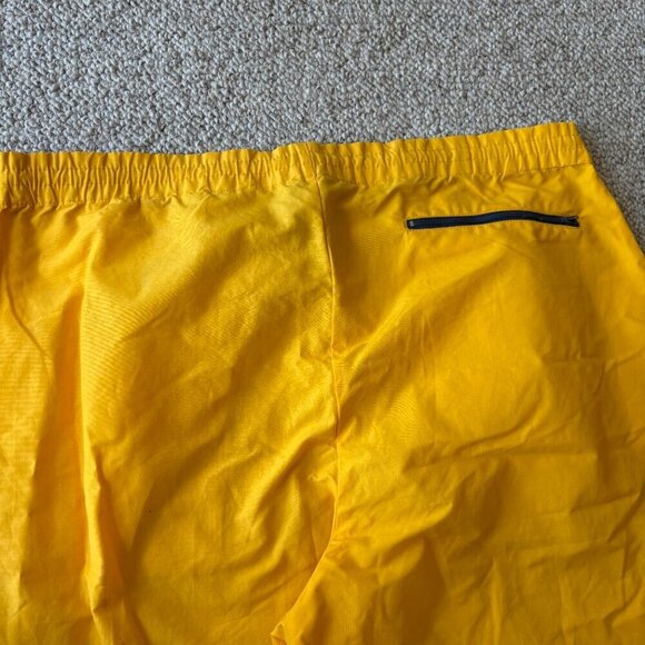 Izod Lacoste Yellow Nylon Joggers – Men’s L – Vintage Prep Streetwear - Picture 4 of 6